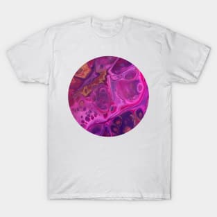 Pink Passion / Acrylic Pouring T-Shirt